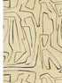 Graffito fabric in linen onyx color - pattern number GWP-3501.18.0 - by Lee Jofa Modern in the Kelly Wearstler Volume I collection