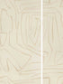 Graffito Ii wallpaper in parchment color - pattern number GWP-3720.116.0 - by Lee Jofa Modern in the Kelly Wearstler Volume I collection