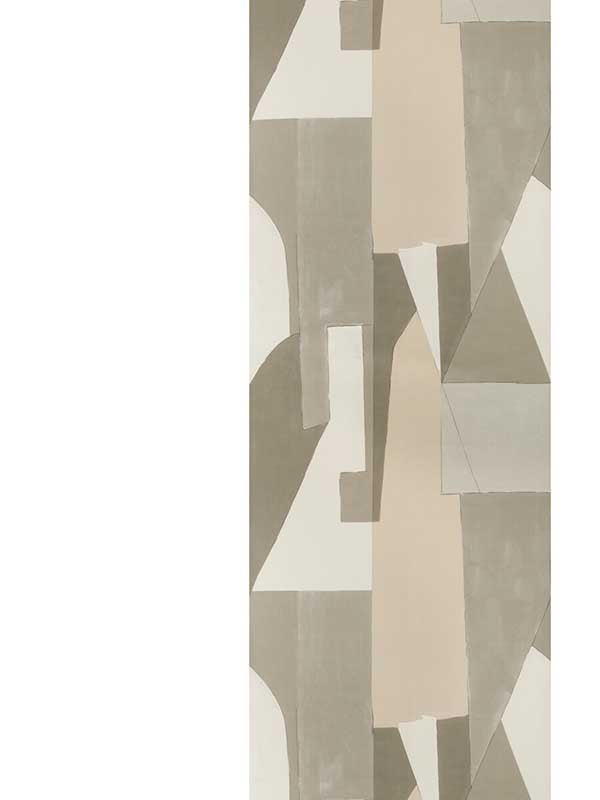 District Paper fabric in alabaster color - pattern number GWP-3721.116.0 - by Lee Jofa Modern in the Kelly Wearstler Volume I collection
