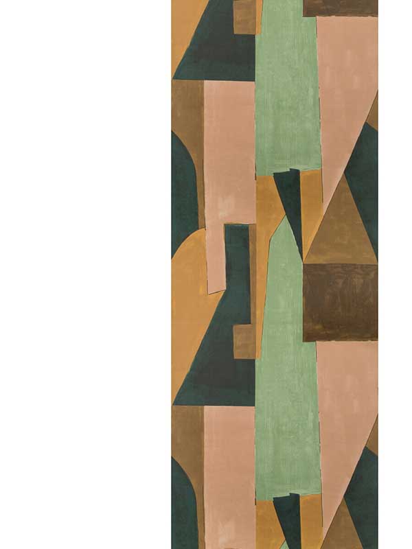 District Paper wallpaper in tobacco color - pattern number GWP-3721.376.0 - by Lee Jofa Modern in the Kelly Wearstler Volume I collection