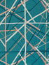Simpatico Paper fabric in teal color - pattern number GWP-3725.335.0 - by Lee Jofa Modern in the Kelly Wearstler Volume I collection