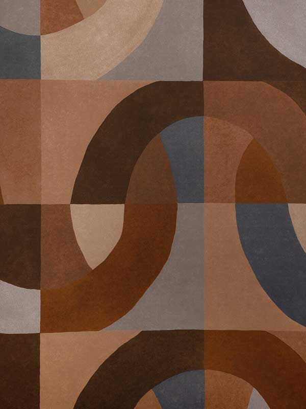 Colonnade Paper wallpaper in cinnabar color - pattern number GWP-3731.624.0 - by Lee Jofa Modern in the Kelly Wearstler Volume I collection