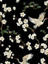 Swithins fabric in black color - pattern number CL31100 - by Carl Robinson in the Carl Robinson 19 The Wall collection