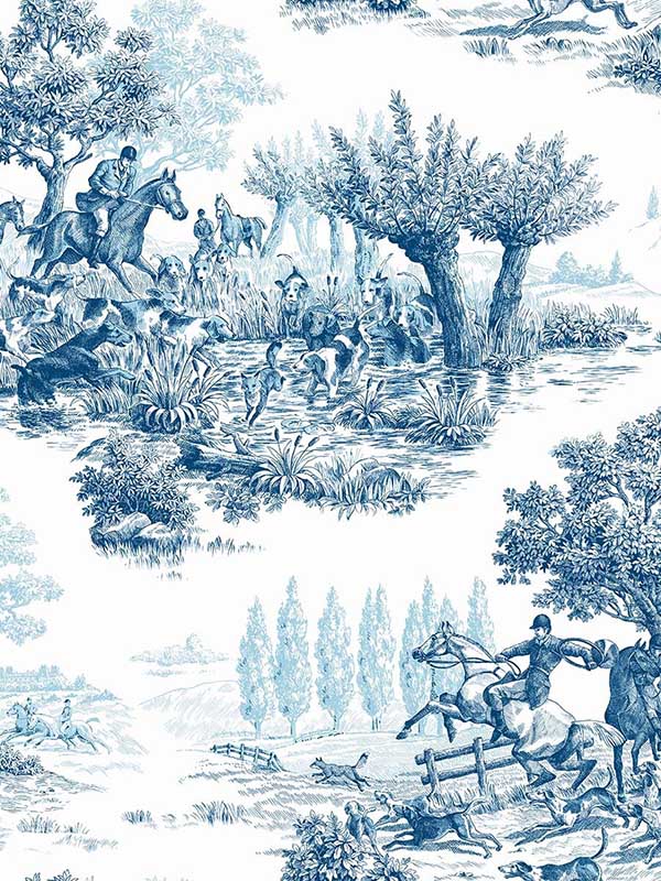 St George fabric in bluebell color - pattern number CL30302 - by Carl Robinson in the Carl Robinson 19 The Wall collection