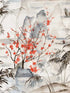 Sise Lane fabric in coral color - pattern number CL31201 - by Carl Robinson in the Carl Robinson 19 The Wall collection