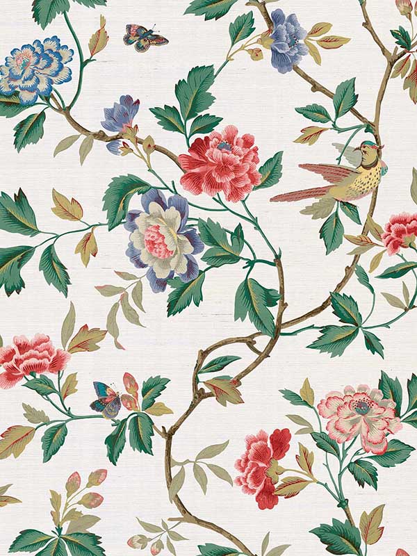 Ship House Rosy wallpaper in rose color - pattern number CL31601 - by Carl Robinson in the Carl Robinson 19 The Wall collection