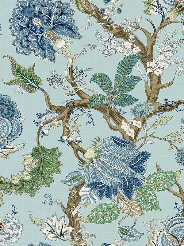 Southampton fabric in river color - pattern number CL30622 - by Carl Robinson in the Carl Robinson 19 The Wall collection