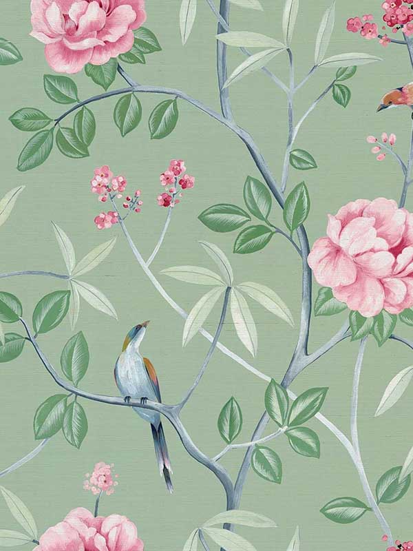 Salters fabric in mint color - pattern number CL30904 - by Carl Robinson in the Carl Robinson 19 The Wall collection