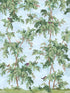 Suffolk Lane 3 Panel mural in areal color - pattern number CL32002M - by Carl Robinson in the Carl Robinson 19 The Wall collection