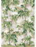 Spring Street 3 Panel mural in pure gold color - pattern number CL32705M - by Carl Robinson in the Carl Robinson 19 The Wall collection
