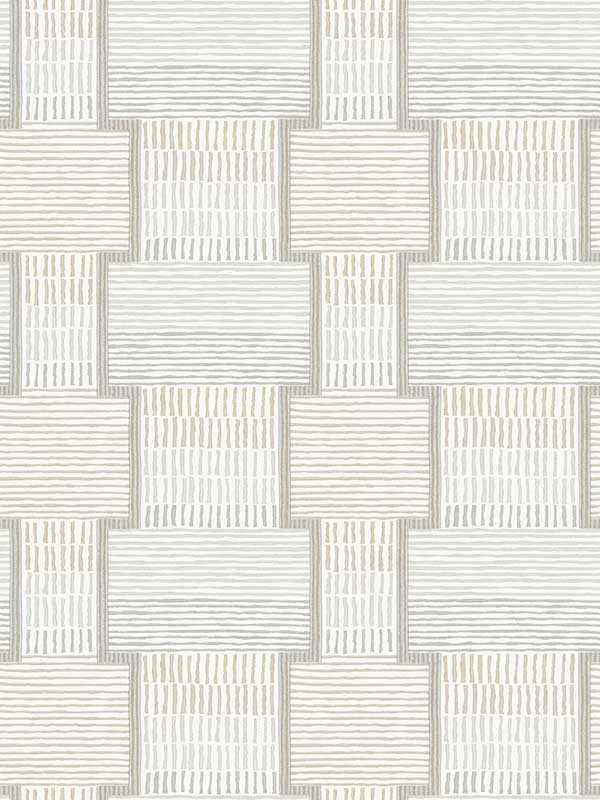 La Broderie wallpaper in grey color - pattern number LM5373 - by York Designer Series in the Lemieux et Cie Signature collection