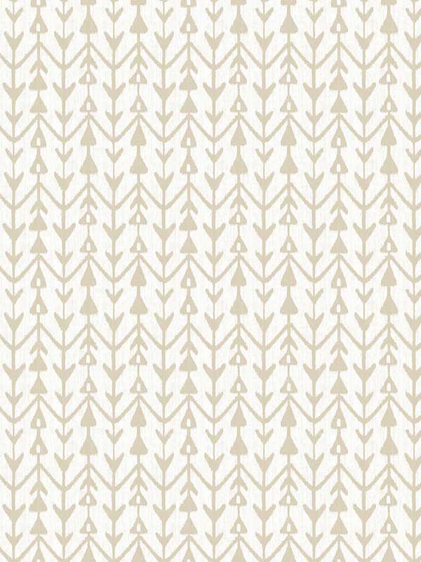 Martigue Stripe wallpaper in ochre color - pattern number LM5381 - by York Designer Series in the Lemieux et Cie Signature collection