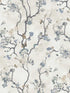 Avril Chinoiserie wallpaper in peacock color - pattern number LM5412 - by York Designer Series in the Lemieux et Cie Signature collection