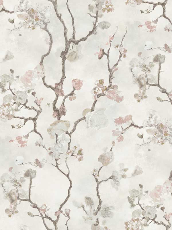 Avril Chinoiserie wallpaper in blush color - pattern number LM5414 - by York Designer Series in the Lemieux et Cie Signature collection
