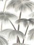 Plein Air Palms wallpaper in black and white color - pattern number LM5432 - by York Designer Series in the Lemieux et Cie Signature collection