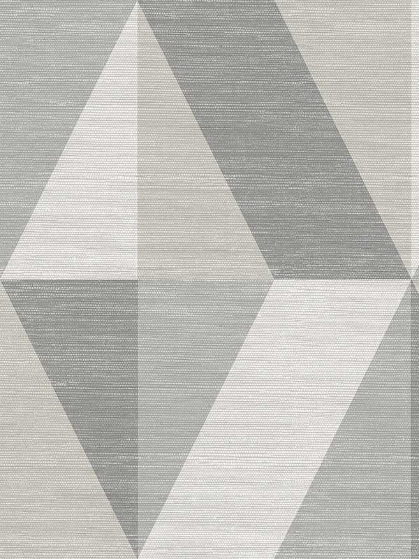 Winslow Geometric Faux Grasscloth fabric in stone color - pattern number 4141-27107 - by A Street Prints in the Solace collection