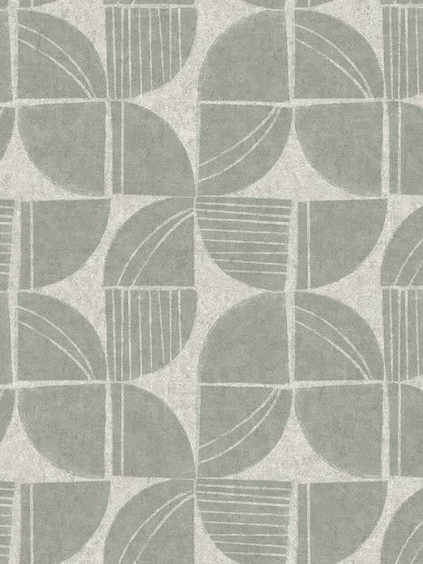 Baxter Semicircle Mosaic fabric in sea green color - pattern number 4141-27113 - by A Street Prints in the Solace collection