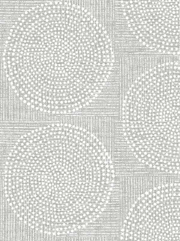 Salma Medallion fabric in grey color - pattern number 4141-27121 - by A Street Prints in the Solace collection