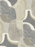 Hollace Geometric wallpaper in slate color - pattern number 4141-27132 - by A Street Prints in the Solace collection