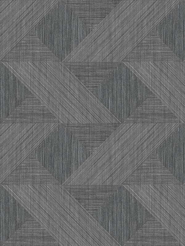 Presley Tessellation fabric in black color - pattern number 4141-27133 - by A Street Prints in the Solace collection