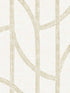 Harlow Curved Contours wallpaper in gold color - pattern number 4141-27139 - by A Street Prints in the Solace collection