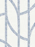 Harlow Curved Contours wallpaper in indigo color - pattern number 4141-27142 - by A Street Prints in the Solace collection