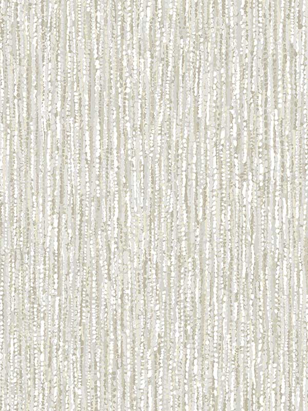 Corliss Beaded Strands wallpaper in neutral color - pattern number 4141-27152 - by A Street Prints in the Solace collection