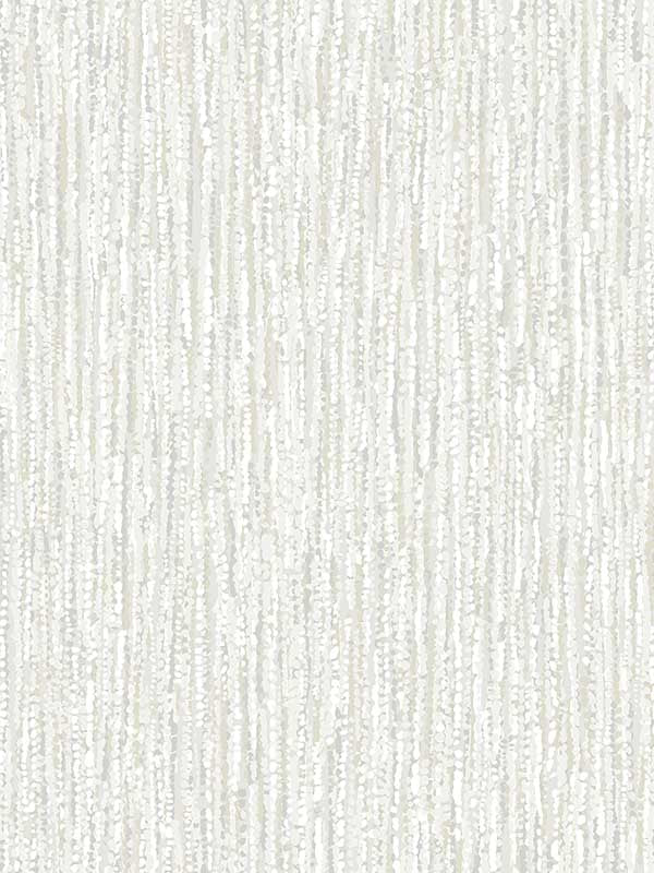 Corliss Beaded Strands wallpaper in light grey color - pattern number 4141-27155 - by A Street Prints in the Solace collection