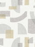 Fulton Shapes fabric in gold color - pattern number 4141-27159 - by A Street Prints in the Solace collection