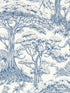 Kisumu fabric in caribbean color - pattern number W0185/01.CAC.0 - by Clarke and Clarke in the Breegan Jane Wallcoverings collection