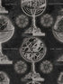 Armillary wallpaper in anthracite black and white grey color - pattern number WP20030 - by Mind the Gap in the Designer Collection I collection