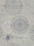 Astronomy fabric in black and white grey color - pattern number WP20031 - by Mind the Gap in the Designer Collection I collection