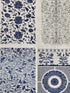 Chinese Patterns fabric in blue color - pattern number WP20051 - by Mind the Gap in the Designer Collection I collection