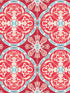Rufous Tile wallpaper in red pink purple color - pattern number WP20055 - by Mind the Gap in the Designer Collection I collection