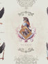 Coats Of Arms fabric in black and white red color - pattern number WP20077 - by Mind the Gap in the Designer Collection I collection