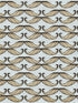 Moustache wallpaper in blue green yellow color - pattern number WP20088 - by Mind the Gap in the Designer Collection I collection