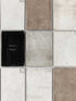 Book Covers fabric in neutral black white brown sepia orange color - pattern number WP20094 - by Mind the Gap in the Designer Collection I collection