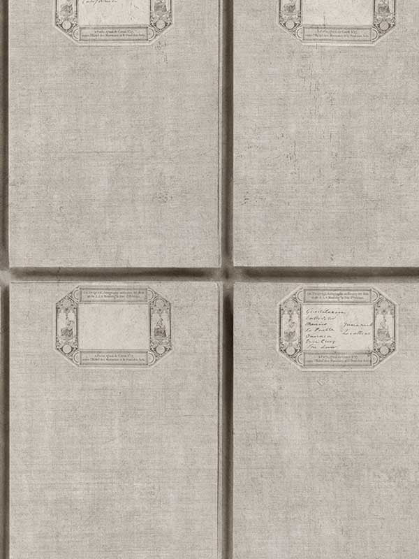 Fabric Covers fabric in taupe grey color - pattern number WP20100 - by Mind the Gap in the Designer Collection I collection