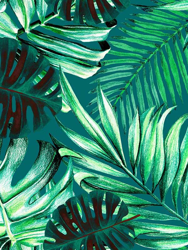 Rainforest wallpaper in green color - pattern number WP20108 - by Mind the Gap in the Designer Collection I collection
