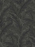 Gulf Tropical Leaves fabric in slate grey color - pattern number ET13008 - by Seabrook in the Etten Gallerie Online collection