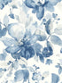 Watercolor Garden wallpaper in bluestone color - pattern number PR12702 - by Seabrook in the Seabrook Prepasted Wallpaper Assortment collection