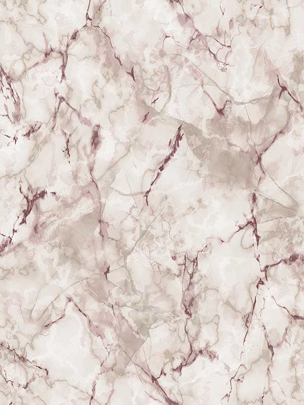 Natural Marble like wallpaper in taupe and cranberry color - pattern number G67757 - by Patton Norwall in the Natural FX 2 collection
