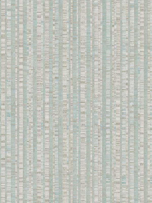Bengal Stripe wallpaper in light blue and taupe color - pattern number G67767 - by Patton Norwall in the Natural FX 2 collection