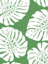 Monstera Leaf Peel and Stick fabric in green color - pattern number HG10504 - by NextWall in the Peel and Stick Wallpaper by Harry and Grace 3 collection