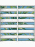Richwood Shutters Peel and Stick fabric in ciel color - pattern number HG11000 - by NextWall in the Peel and Stick Wallpaper by Harry and Grace 3 collection