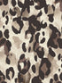 Leopard Print Peel and Stick fabric in kirsea taupe color - pattern number HG11405 - by NextWall in the Peel and Stick Wallpaper by Harry and Grace 3 collection