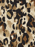 Leopard Print Peel and Stick fabric in fallburn tan color - pattern number HG11406 - by NextWall in the Peel and Stick Wallpaper by Harry and Grace 3 collection