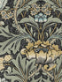 Acanthus Floral Peel and Stick fabric in charocal and goldenrod color - pattern number NW41510 - by NextWall in the Peel and Stick Wallpaper by Nextwall collection
