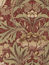 Acanthus Floral Peel and Stick fabric in red clay and lichen color - pattern number NW41511 - by NextWall in the Peel and Stick Wallpaper by Nextwall collection