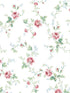 Blossom Floral Trail Peel and Stick wallpaper in blush and spearmint color - pattern number NW50401 - by NextWall in the Peel and Stick Wallpaper by Nextwall collection
